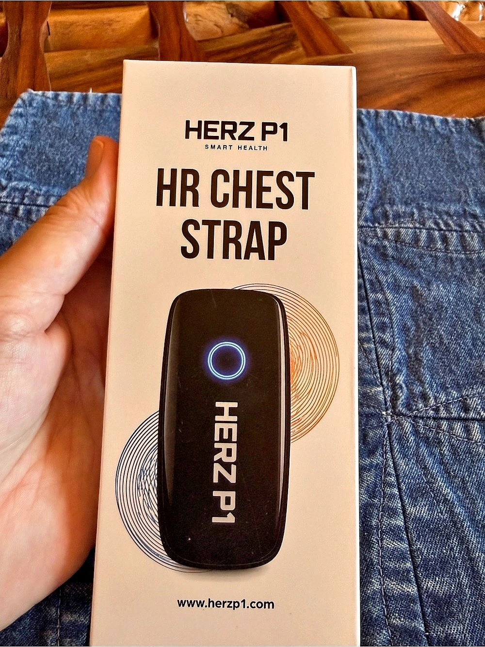 Herz P1 HR Chest Strap Heart Rate Chest Strap Black NWT